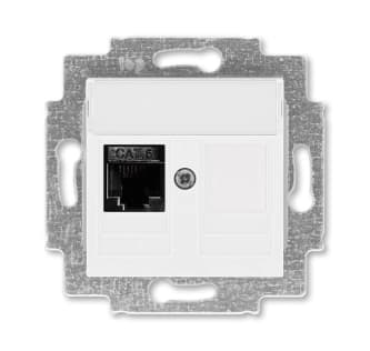Розетка информационная ABB Levit (белый)
