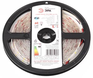 ЭРА Лента светодиодная LS2835-60LED-IP65-WW-eco-5m (80/1920)