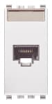Розетка RJ45 NETSAFE CAT5E UTP 110, белая