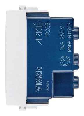 Розетка BPRESA 2P+T 16A P17/12, белая