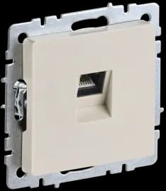 Розетки компьютерные (RJ-45) одинарные IEK Brite (Бежевый)