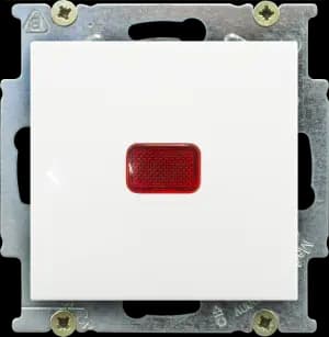 Выключатель кнопочный с подсветкой ABB Basic 55 (белый)