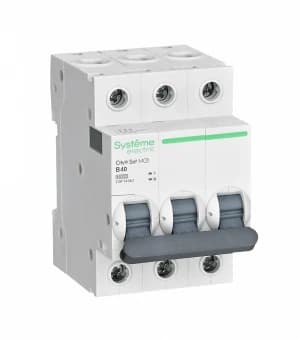 Автоматический выключатель Systeme City9 - 3P - 40A - B - 4.5kA - 3M - 400В
