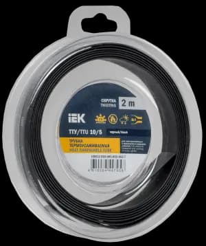 Трубка термоусадочная ТТУ нг-LS 10/5 черная (2м/упак) IEK
