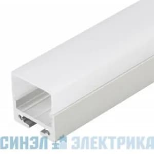 Профиль с экраном SL-LINE-2011M-2500 ANOD+OPAL SQUARE