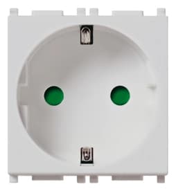 Розетка SICURY 2P+T16A немецкий стандарт, серебристая с безвинтовыми клеммами