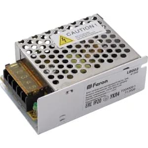 LB002 Трансформатор электронный для светодиодной ленты 30W 12V 86*60*34мм (драйвер)