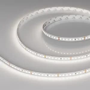 Светодиодная лента RT-A160-8mm 24V Day5000 (12 W/m, IP20, 2835, 5m) (Arlight, высок.эфф.150 лм/Вт)