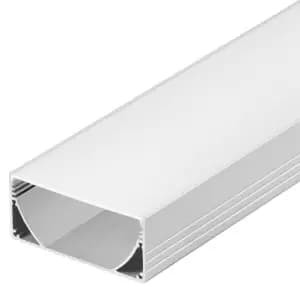 Профиль с экраном ALU-POWER-W80N-2000 ANOD+FROST