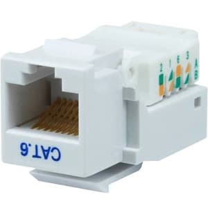 Разъем компьютерный RJ-45 cat.6e tool-free (Белый)