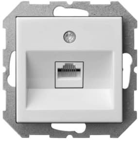 Розетка информационная RJ45 категория 6 (Белый)