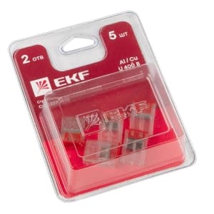EKF PROxima Строительно-монтажная клемма СМК 2273-242 (с пастой) 2 отверстия 0,5-2.5 мм2 блистер (5шт.)
