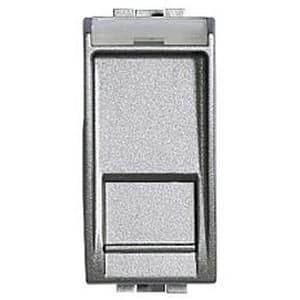 Разъем RJ45 Livinglight, безынстр. IDC, кат. 5E, 1 модуль (алюминий)