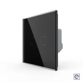 Сенсорные двухклавишные кнопки Livolo Touch (Чёрный)