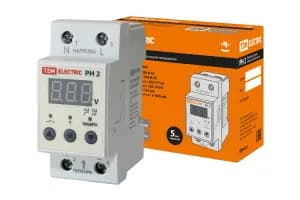 Реле напряжения 1ф РН 2 40А-220В (LED-дисплей) TDM