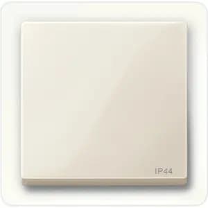 Лицевая панель для одноклавишного выключателя IP44 System M (Бежевый)