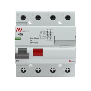 Устройство защитного отключения (УЗО/ВДТ) EKF Averes DV - 4P - 40A - A - 100mA