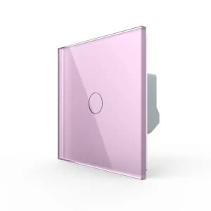 Сенсорный одноклавишный выключатель Livolo Touch (Розовый)