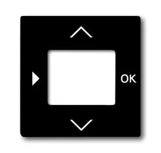 Плата центральная (накладка) для таймера 6455, 6456, серия Basic 55, цвет ch?teau-black