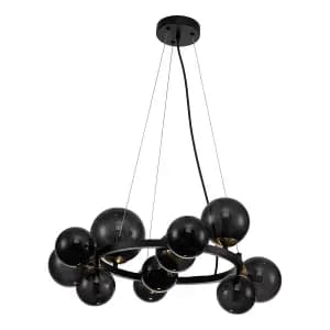 Подвесная люстра Indigo Molecola 11018/11P Black