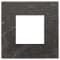 Накладка на 2 модуля, nero Marquina