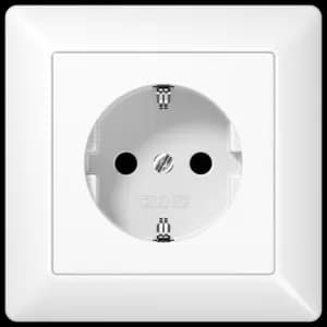 Штепсельная розетка SCHUKO 16A 250V~ ; белая
