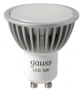 Лампа Gauss LED 5W GU10 4100K FROST