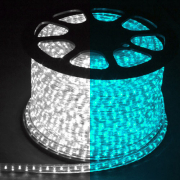 Дюралайт (световая нить) со светодиодами, 3W, 50м, 230V, 72 LED/м, 11х17мм, LED-F3W (синий-белый)
