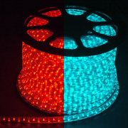 Дюралайт (световая нить) со светодиодами, 3W, 50м, 230V, 72 LED/м, 11х17мм, LED-F3W (синий-красный)