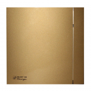 S&P Silent Design Вентилятор 85 куб.м/ч, 8 Вт, 100 мм, малошумный, 5 сменных полосок (золотой)