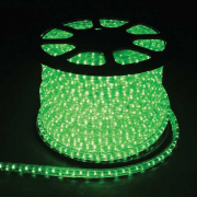 Дюралайт (световая нить) со светодиодами, 2W, 100м, 230V, 36 LED/м, 13мм, LED-R2W (зеленый)