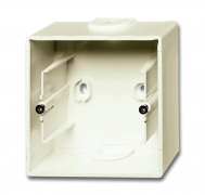 Коробка для накладного монтажа 1-постовая ABB Basic55 слоновая кость