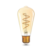  Gauss LED Filament ST64 Flexible E27 6W Golden 2400 1/10/40