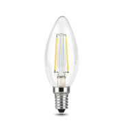 Лампа Gauss LED Filament Свеча E14 5W 2700К 1/10/50