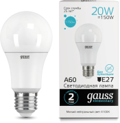  Gauss Elementary LED A60 20W E27 4100K 1/10/40