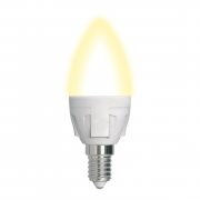 Лампа светодиодная диммируемая (UL-00004296) E14 7W 3000K матовая