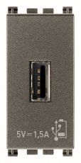     USB 5V 1,5A, 1, Metal