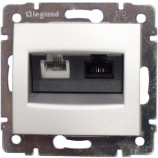   RJ11+RJ45 Legrand Valena ()