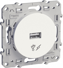 Розетка зарядная USB Odace (Белая)