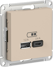   USB Schneider, USB-A + USB-C, 0.3 ()