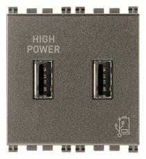     USB 5V 2,1A, Metal