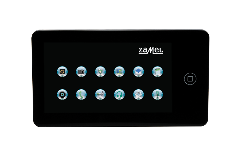 Домофон с монитором 7 LCD, черный Домофон с монитором 7 LCD, черный