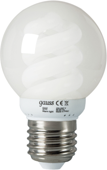 Люминесцентная лампа GLOBE 220-240V 9W 2700K E27 Люминесцентная лампа GLOBE 220-240V 9W 2700K E27