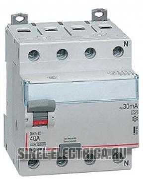 ВДТ DX3 4П 100А A 300мА N спр. ВДТ DX3 4П 100А A 300мА N спр.