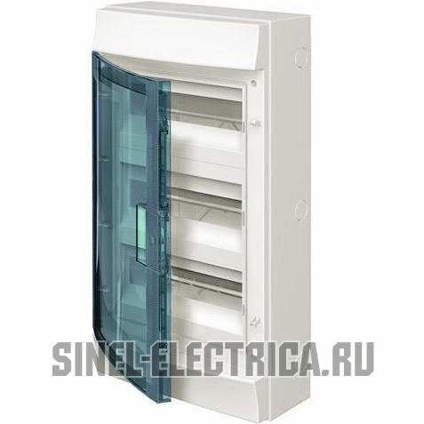 Бокс настенный 36М прозрачная дверь (3 ряда) Mistral65 (с клеммами) Бокс настенный 36М прозрачная дверь (3 ряда) Mistral65 (с клеммами)