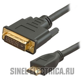Шнур штекер HDMI - штекер DVI Шнур штекер HDMI - штекер DVI