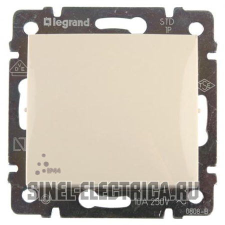Кнопка звонка IP44 Legrand Valena (слоновая кость) Кнопка звонка IP44 Legrand Valena (слоновая кость)