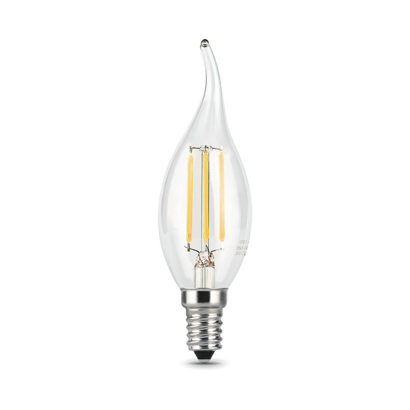 Gauss LED Filament Candle tailed dimmable E14 5W 4100K 1/10/50