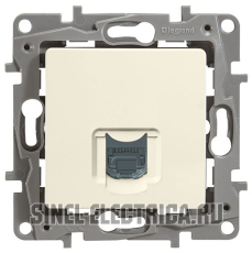 Розетка RJ45 Кат.5 UTP Legrand Etika (слоновая кость) Розетка RJ45 Кат.5 UTP Legrand Etika (слоновая кость)